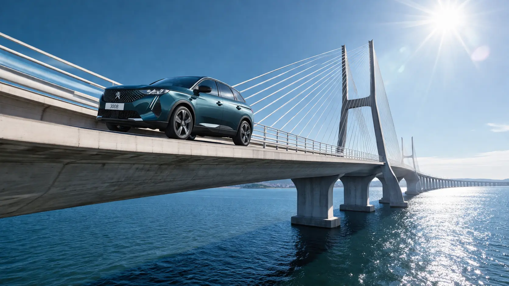 Carro junto à costa, imagem principal para aluguer de carros em Lisboa